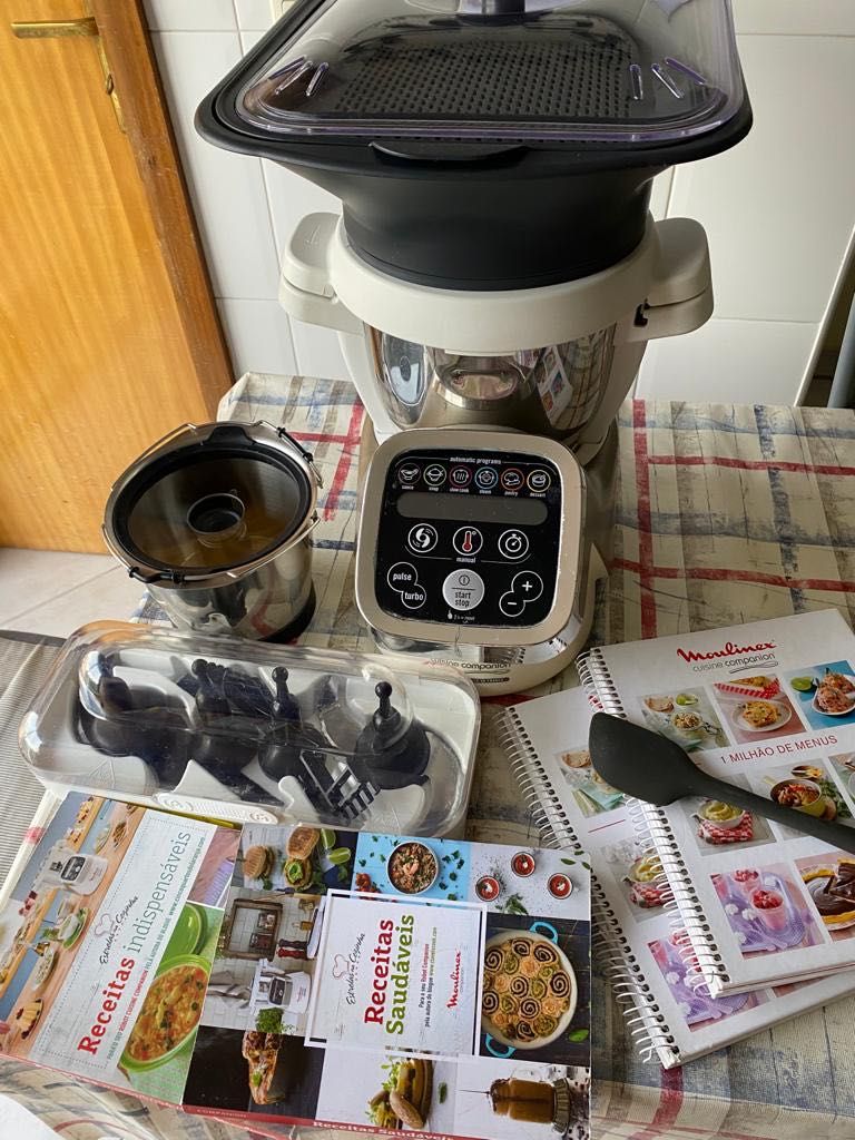 Robot moulinex cuisine companion e extras
