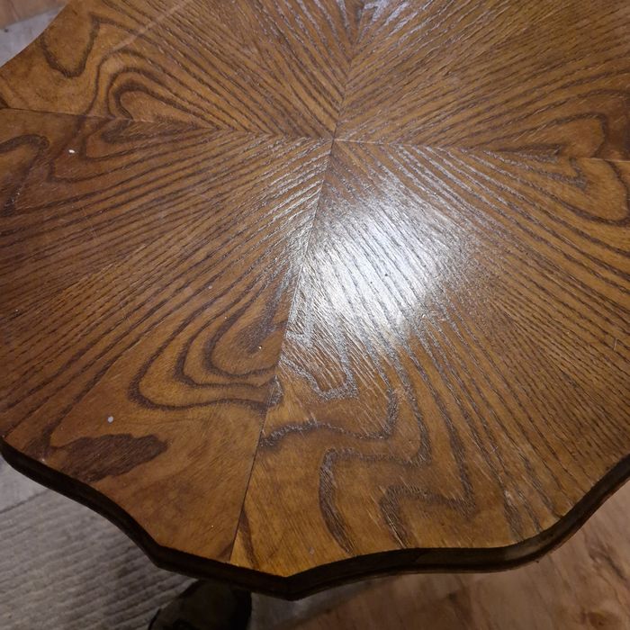 Stolik okrągły kawowy vintage prl