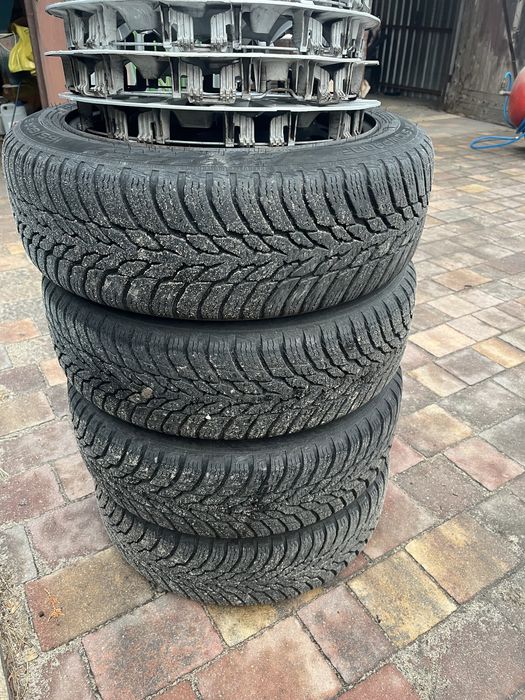 Koła 165/65 r15 z czujnikami cisnienia powietrza toyota yaris/aygo