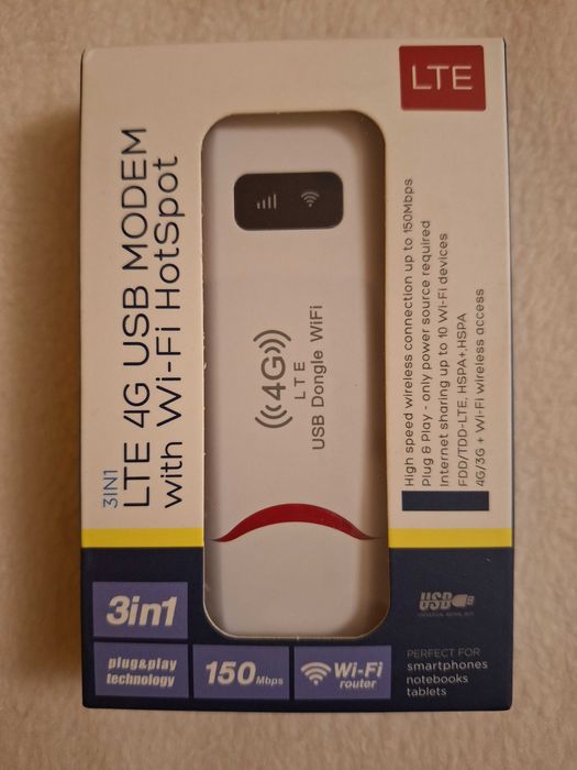 NOWY modem / router USB 4G Wi-Fi