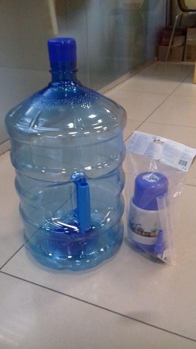 Бутли для воды 19л с ручками и без! Помпа!