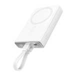 Powerbank Magnetyczny Joyroom Jr-Pbm01 20W 10000Mah Z Podstawką Biały