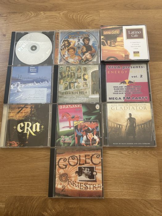 Płyty CD różne rodzaje