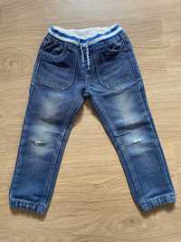 Spodnie jeansowe z dresowym pasem Kiki&Koko 104 cm