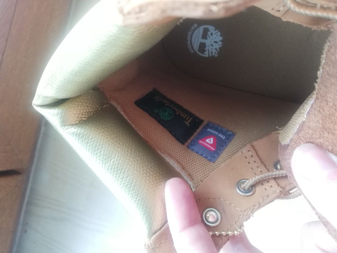 Buty Timberland, Złota cholewka