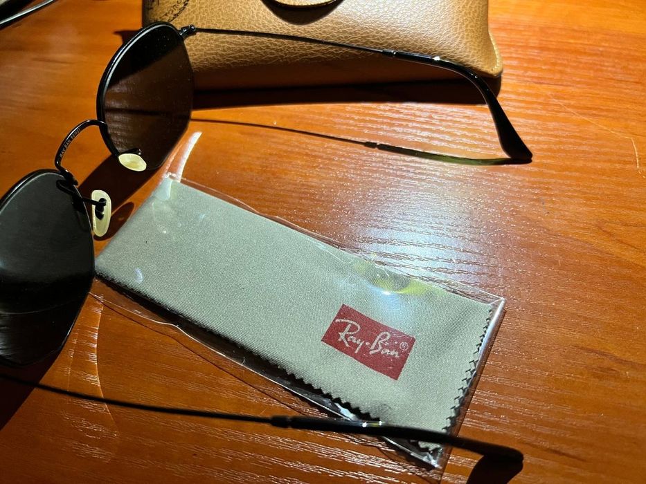 Ray Ban ОРИГИНАЛ 3548 Очки Hexagonal Flat Lenses солнцезащитные окуляр