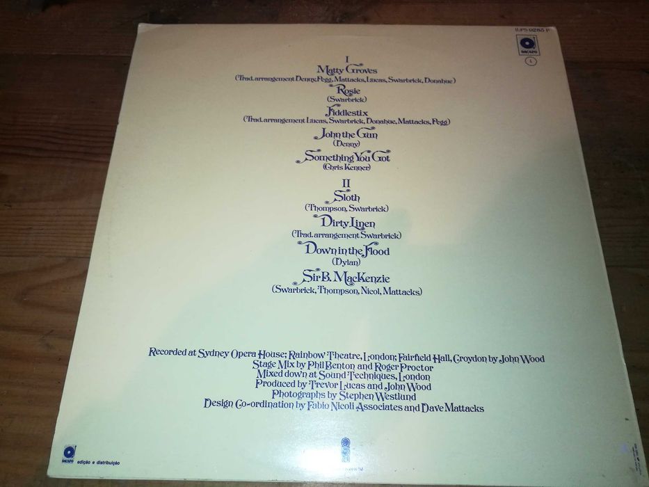 FAIRPORT CONVENCION (folk rock) - Live   Convencion  LP