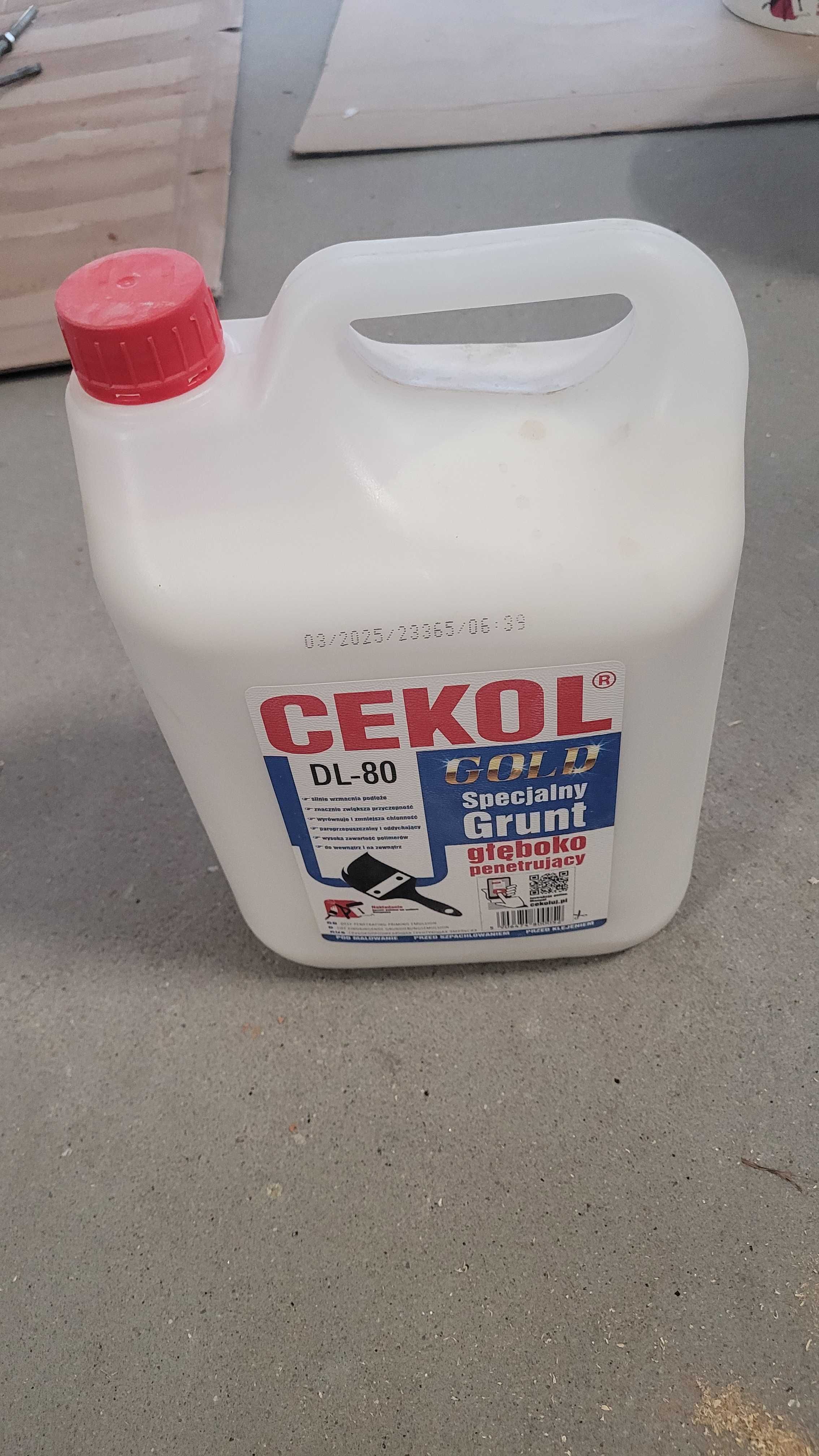 Grunt głęboko penetrujący DL-80 5 litrów Cekol Gold - 3 szt.