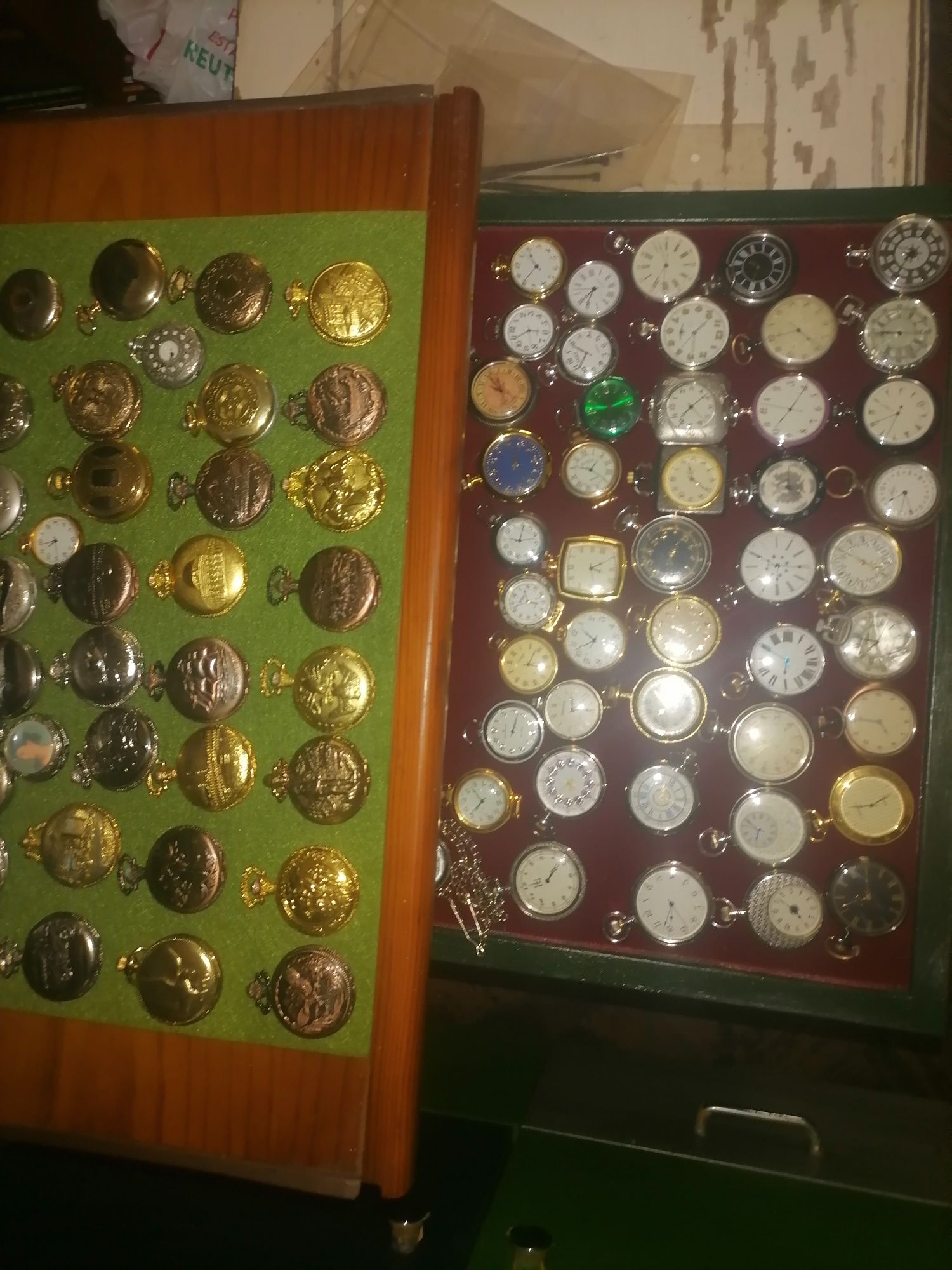 Coleção 100 Relogio de bolso novos