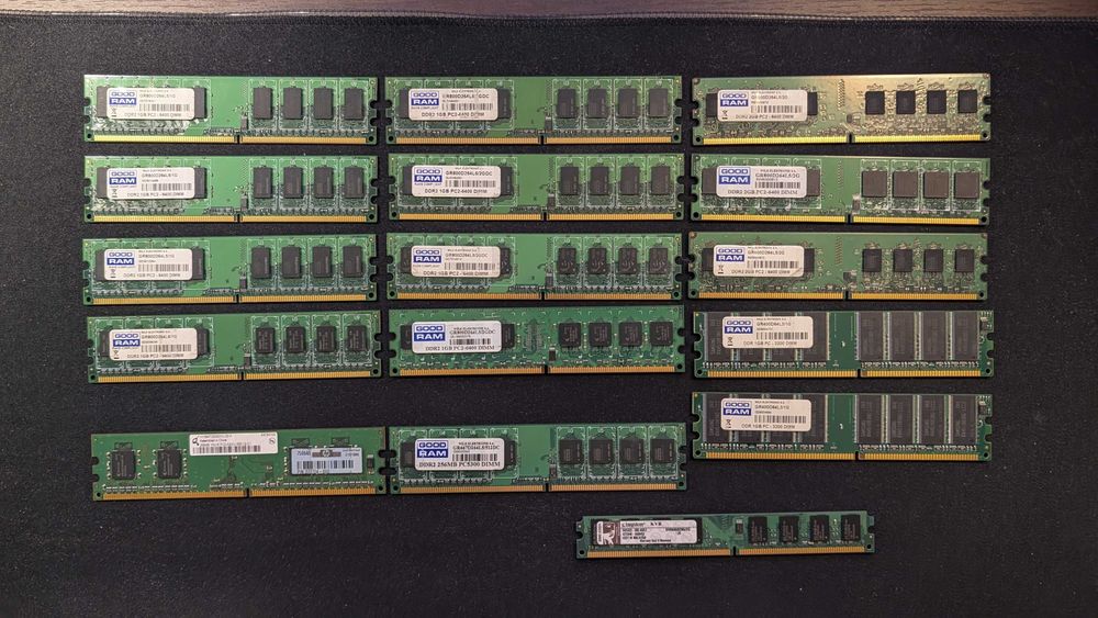 Pamięć RAM retro DDR1 DDR2
