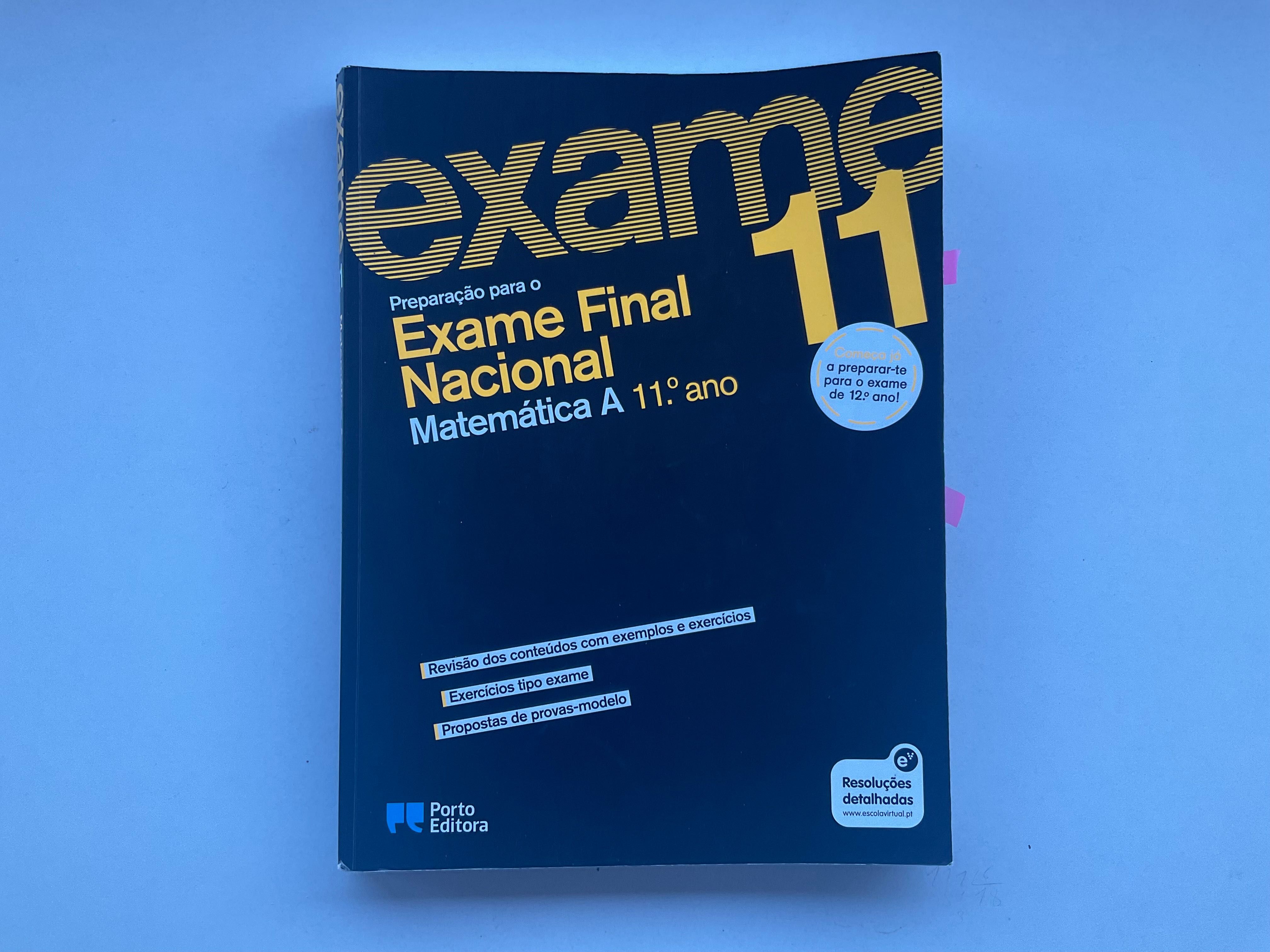 Livro de Preparação para o Exame Final Nacional - Matemática A - 11º