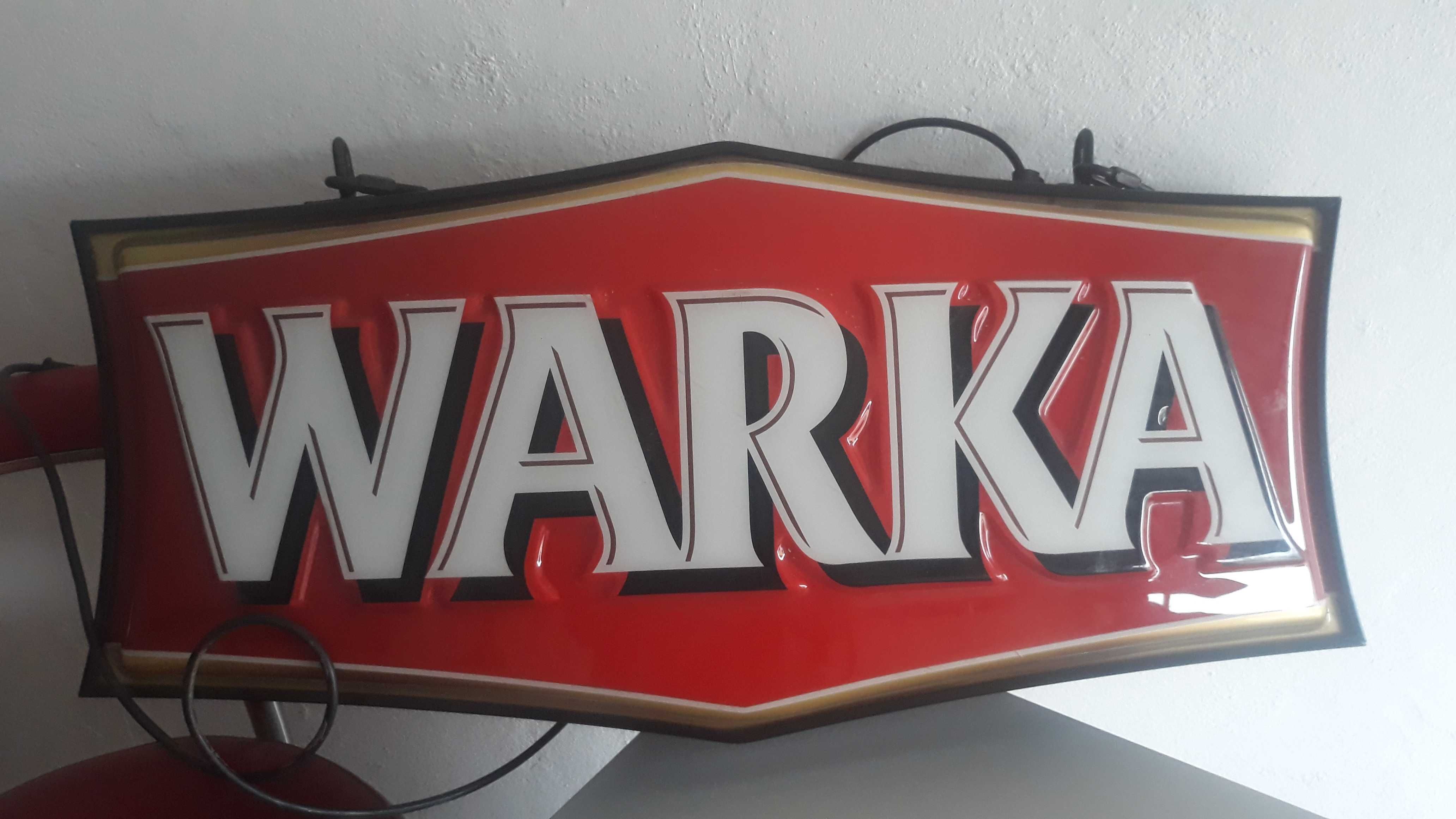 Reklama neon WARKA mała