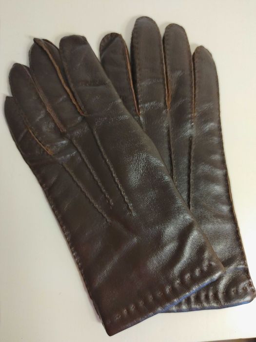 Rękawiczki skórzane męskie lub unisex rozm. 21
