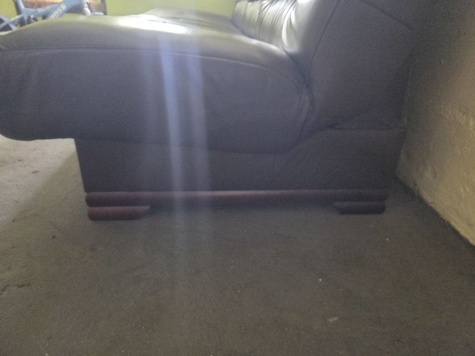 Komplet wypoczynkowy fotele +.kanapa skóra