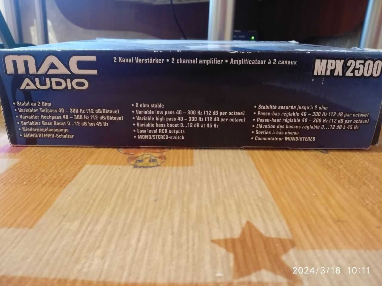 Усилитель MacAudio MPX 2500