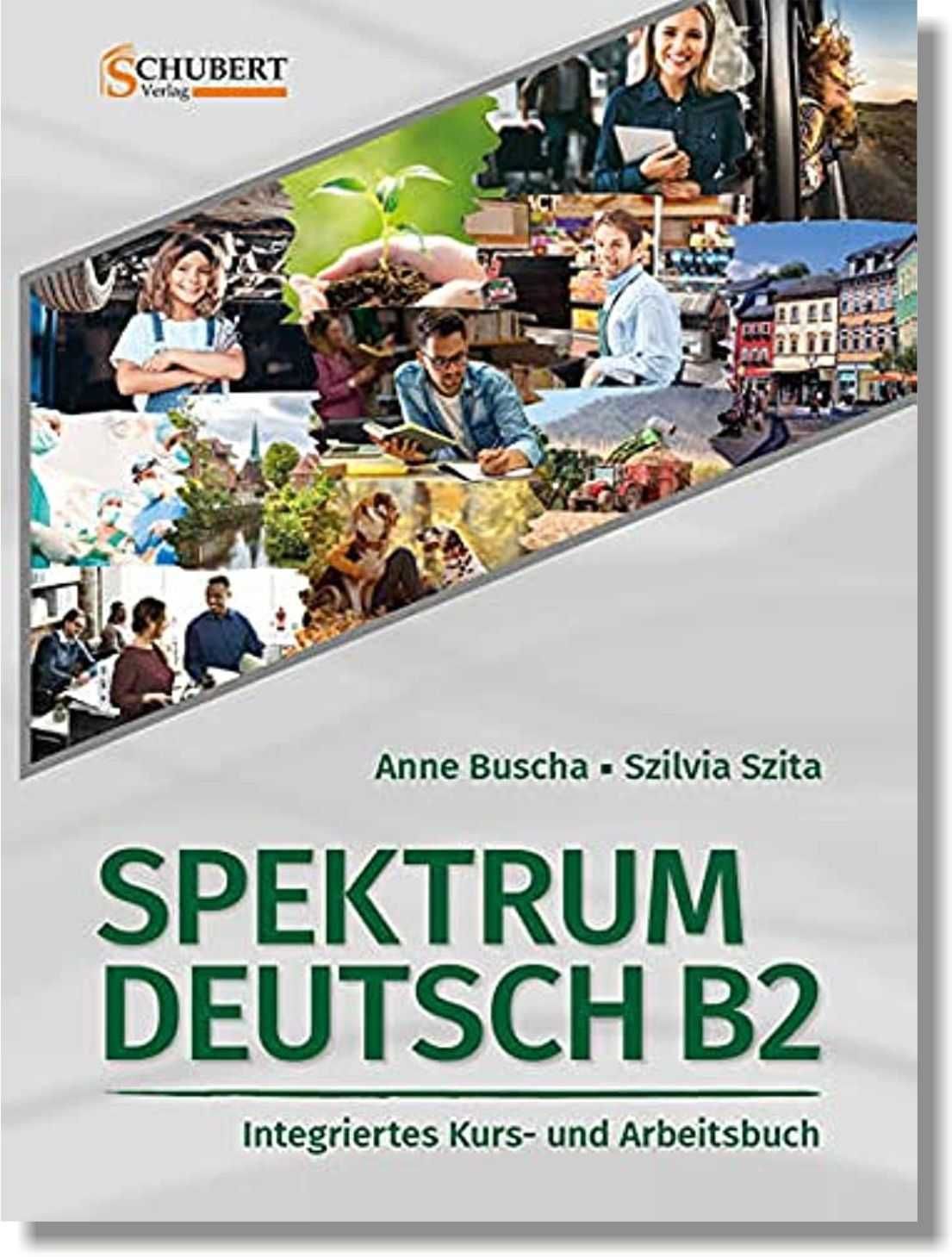 Цветные учебники немецкого языка Spektrum Deutsch A1+, A2+, B1+ и B2