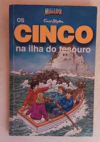 Livro - Os Cinco na Ilha do Tesouro - NOVO