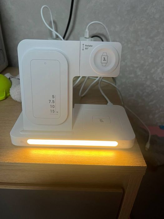 Бездротова зарядка REMAX RP-W83 23W 3в1