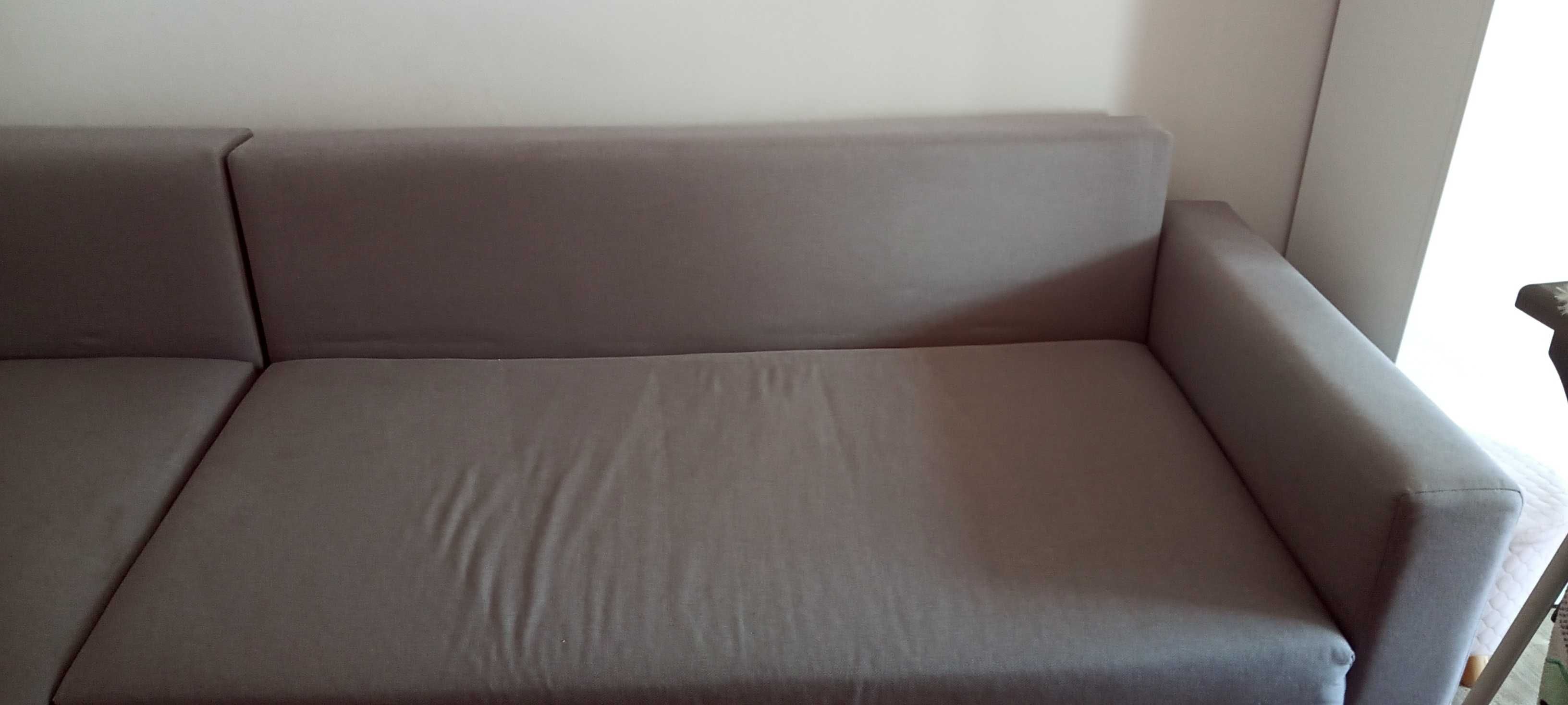 Sofa z funkcją spania + duży dostawka