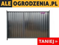 Ogrodzenie Budowlane Tymczasowe Pełne (z blachy trapezowej) - 2,80 m