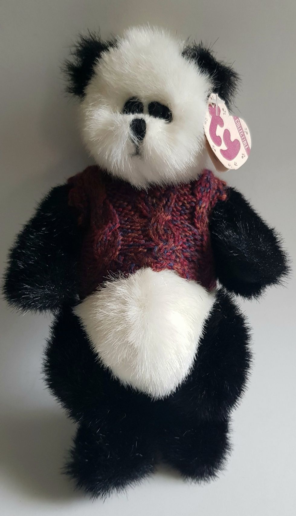 Miś Beanie Babies TY Checkers Panda