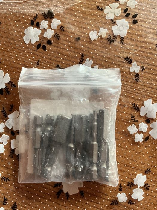 Набір шестиграних біт 10шт  1/4 1,5-12мм 50мм новий якісний підсилений