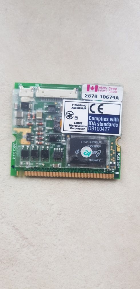 Hp omnibook XE3, mini PCI Modem with Network