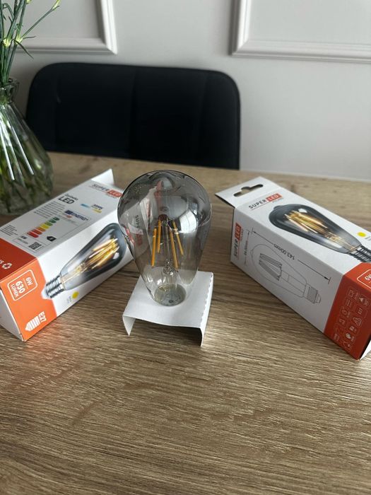 Żarówki LED E27 6W Filament 5 szt