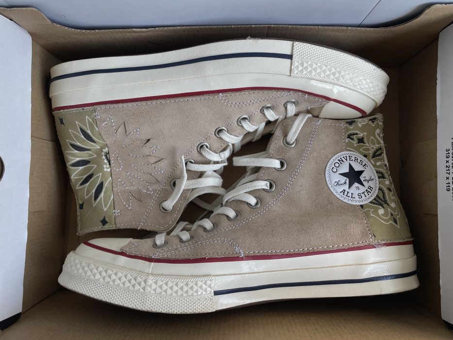 Converse Chuck 70 Canvas LTD High "Parchment Suede Paisley".