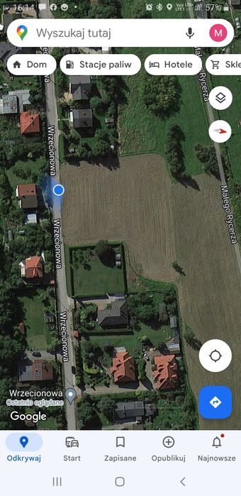 Sprzedam działkę łódź ul.wrzecionowa 10 2619 m2 obok ul.kolumny