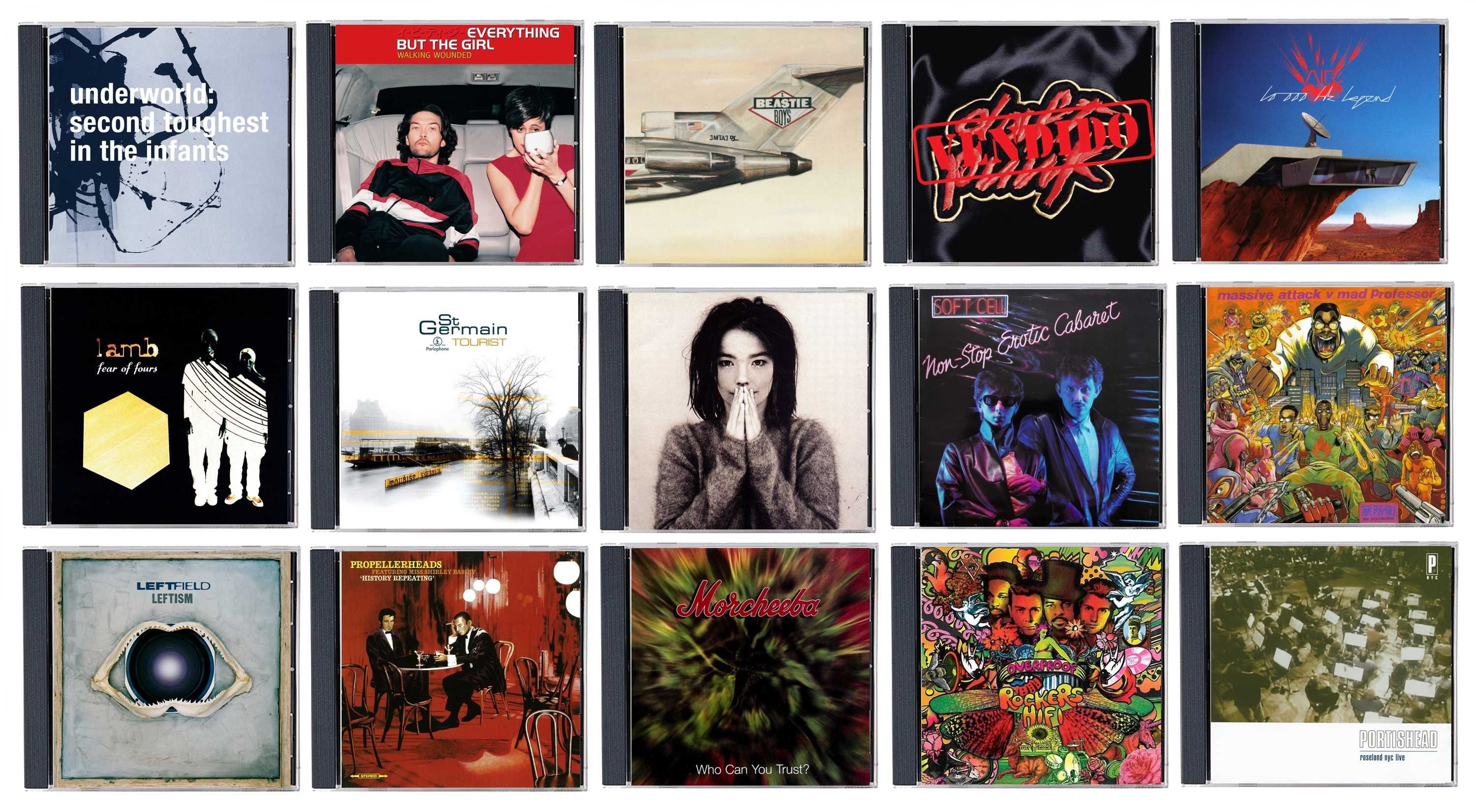 Electronica, Trip-Hop, Downtempo, Acid Jazz: Lote de 60 CD's (14)