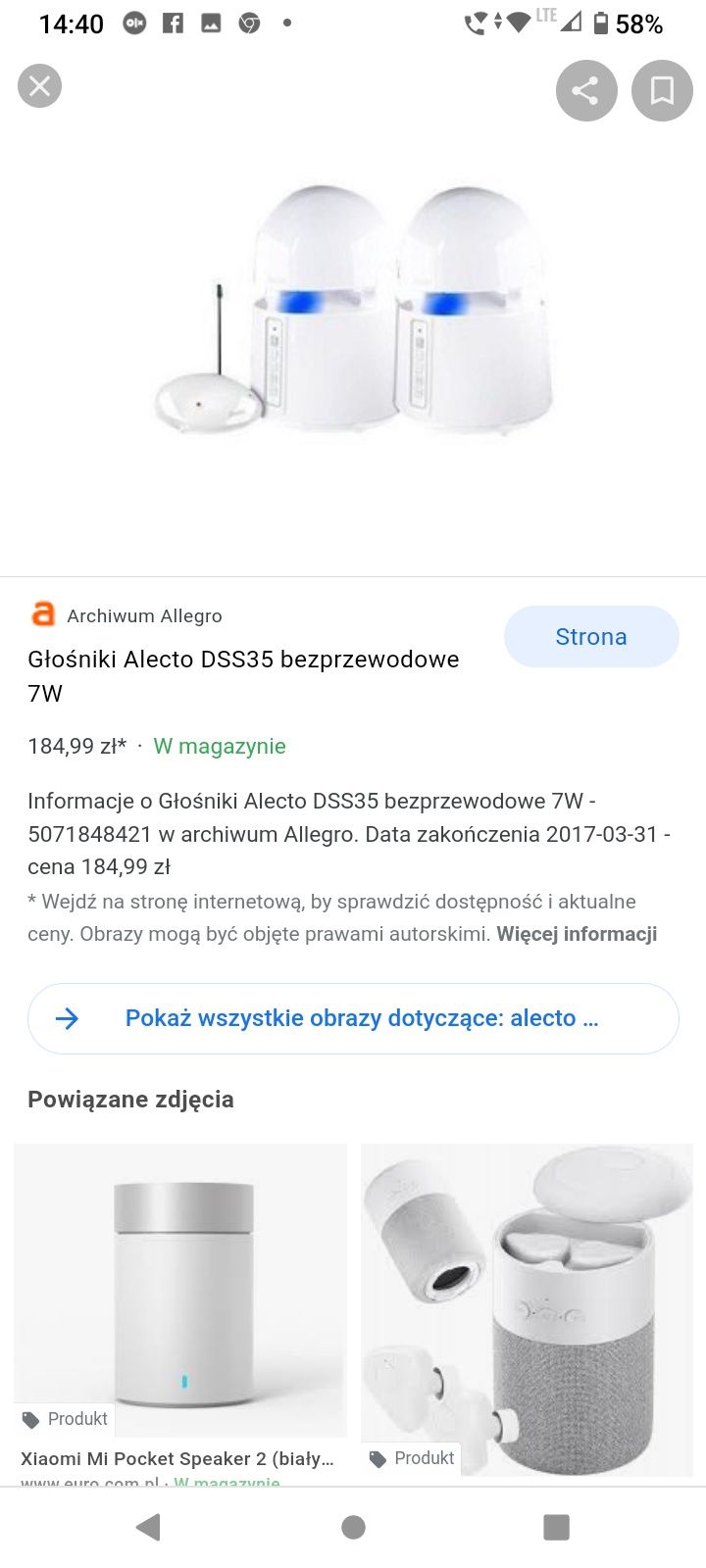 Głośniki Alecto Bezprzewodowe