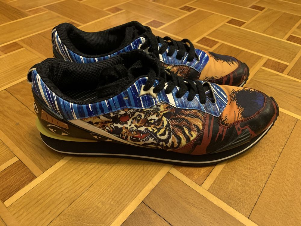 Кеды кроссовки Kenzo Tiger cloth low trainers