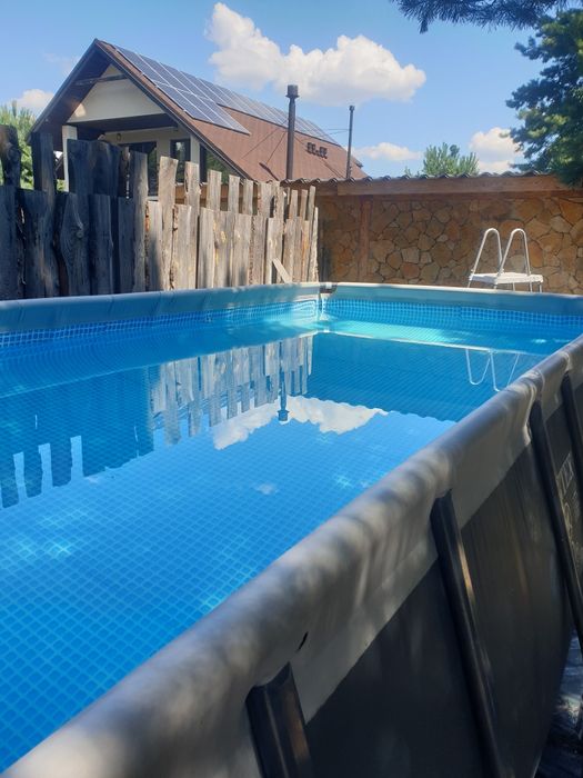 Будинок(зруб)у лісі з басейном,15км від Києва,доба,дом,котедж,басейн
