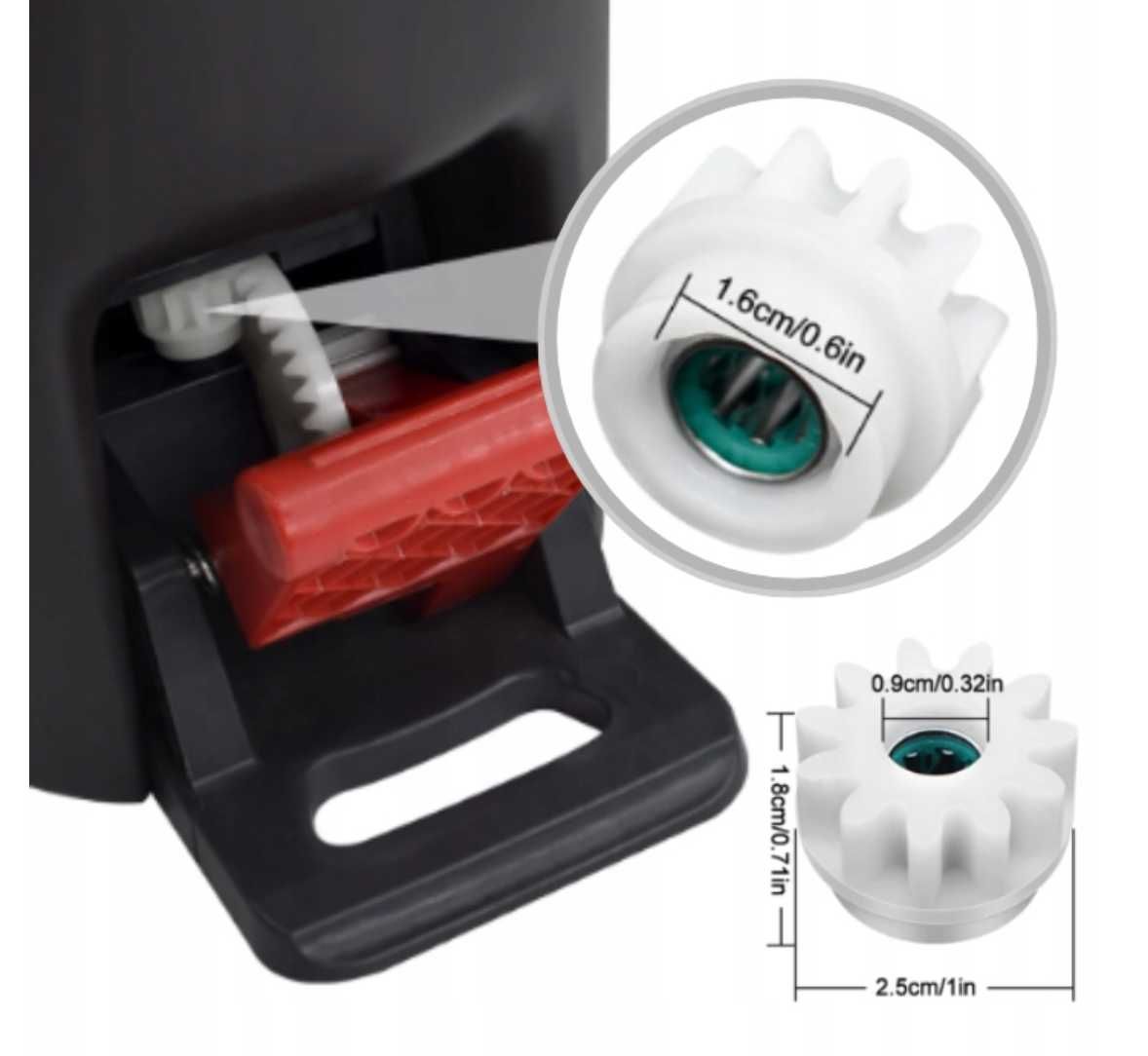 4x zębatka łożysko hf081412 mop obrotowy vileda turbo easy wring ultra