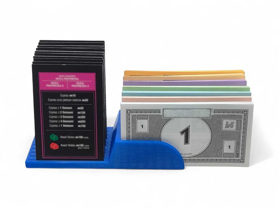 Organizer do gier planszowych typu Monopoly/Stojak na karty,pieniądze