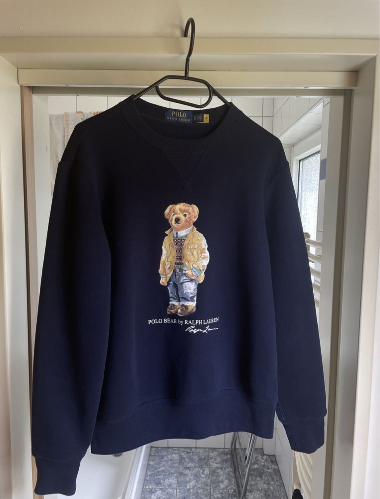 РЕДКИЙ! Polo Bear Ralph Lauren 100% ОРИГИНАЛ! Кофта свитер мужской