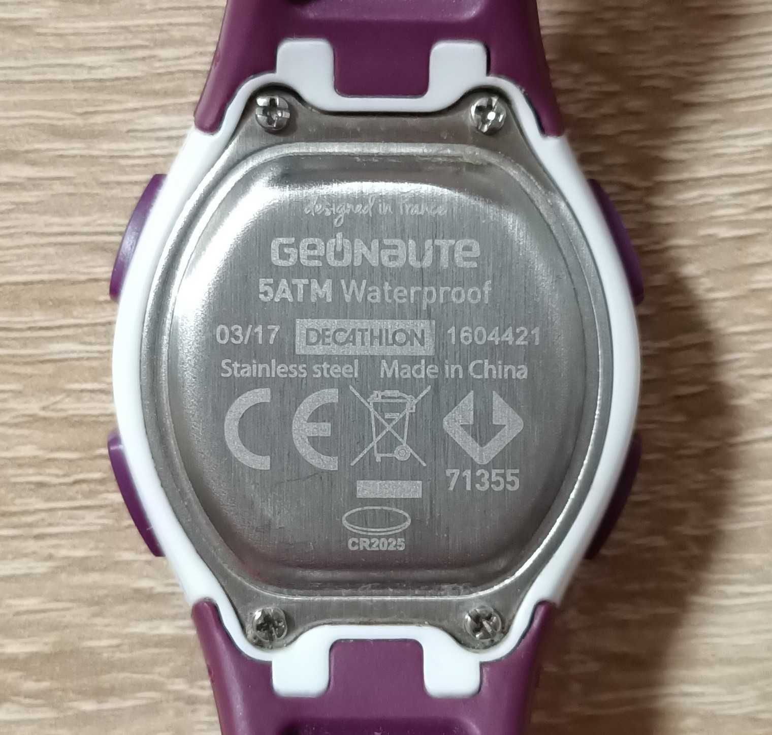 Sportowy zegarek do biegania Geonaute W200 Decathlon