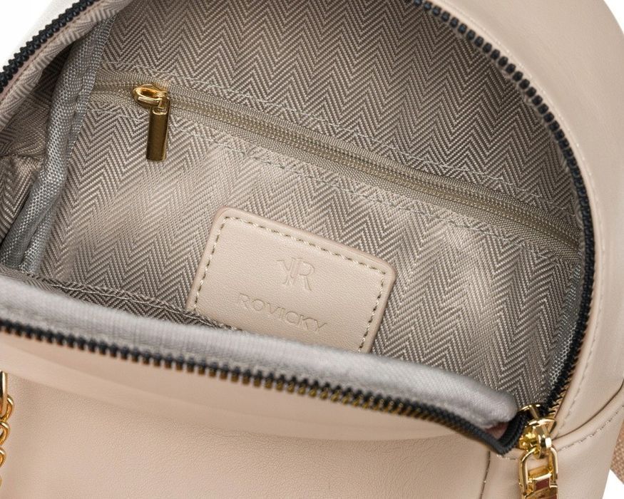 Saszetka damska na ramię wykonana ze skóry ekologicznej - Rovicky