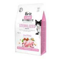 Корм для котов Brit Care Cat STERILIZED SENSITIVE 2кг срок 11.24