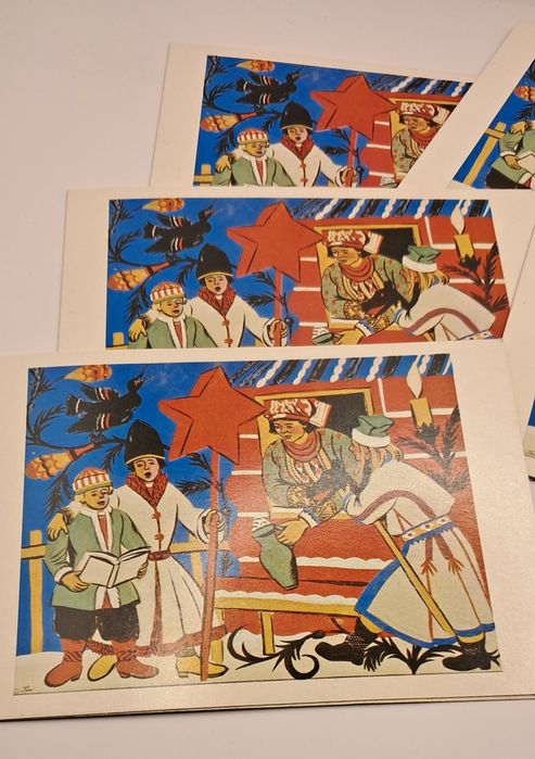 Zofia Stryjeńska "kolędnicy "kartki pocztowe"