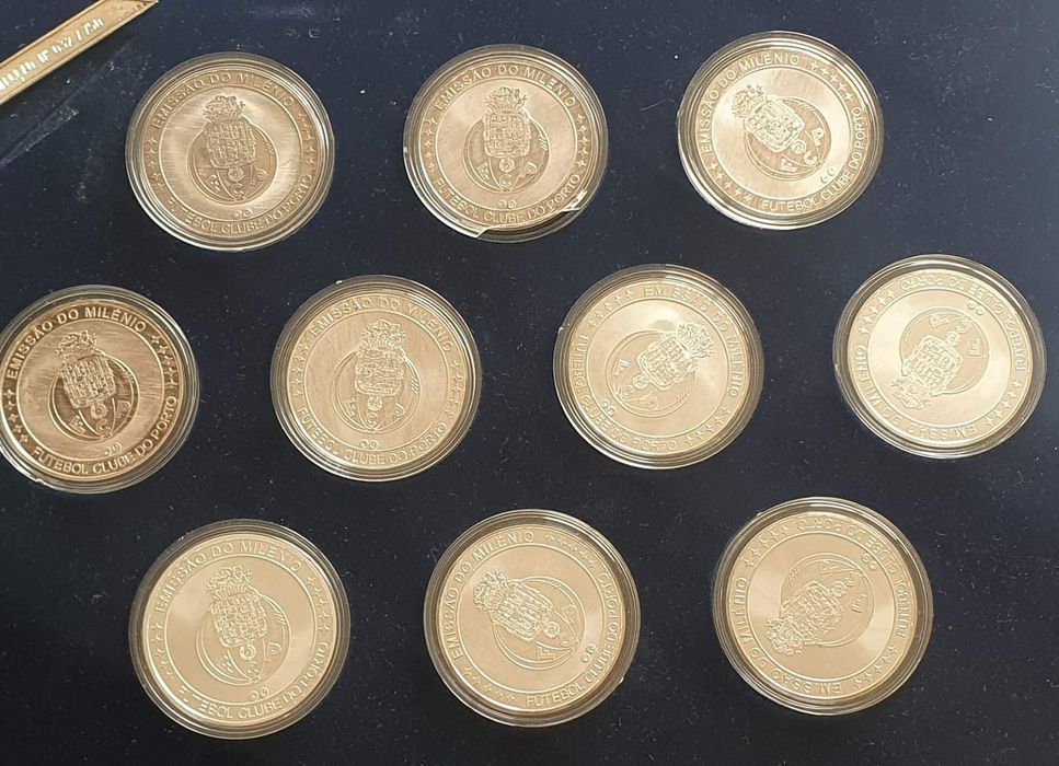 PRATA PURA 999,9 medalhas F.C. PORTO