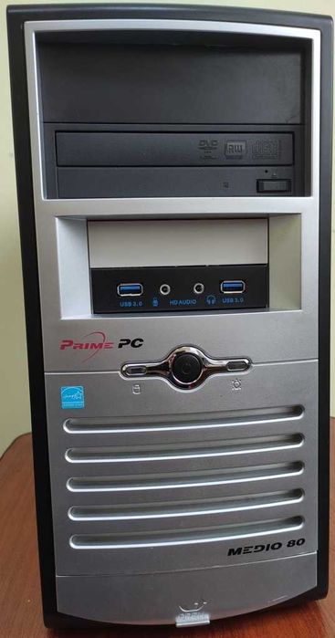 Новий комп'ютерний корпус Prime з БЖ, DVD-RW, usb 3.0, HD audio