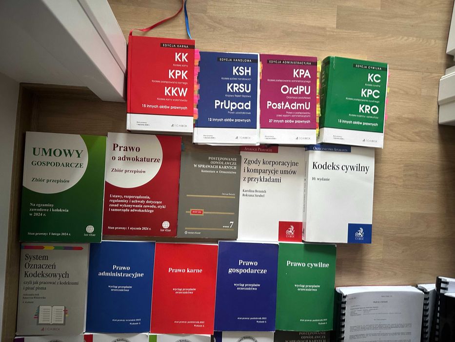 KOMPLET książek do nauki na egzamin adwokacki/radcowski 2025