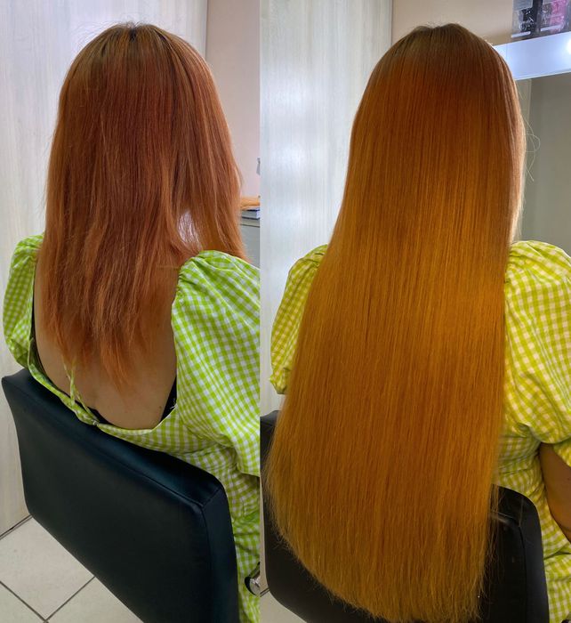 Нарощування натурального волосся, корекція, загущення, зняття