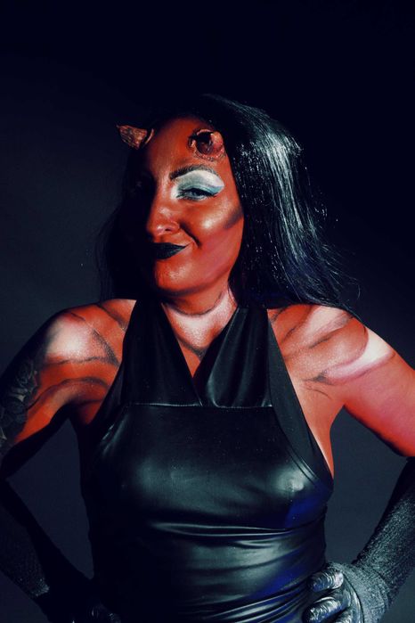 Makijaż na Halloween ,faceart for Halloween ,body art