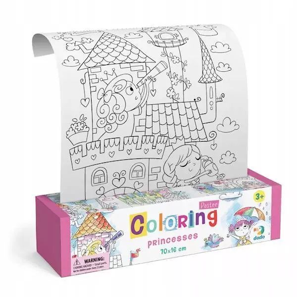 Kolorowanie po numerach. Księżniczki. Dodo