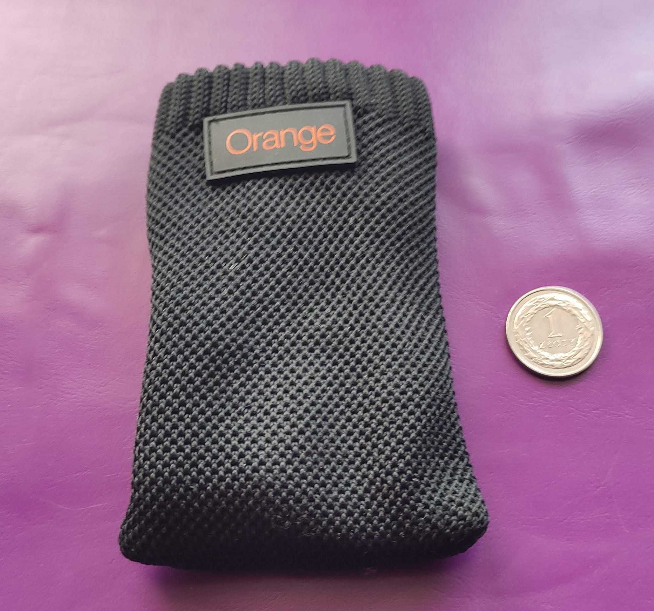 Nowy materiałowy pokrowiec/etui na telefon z logo ORANGE (nr.2)