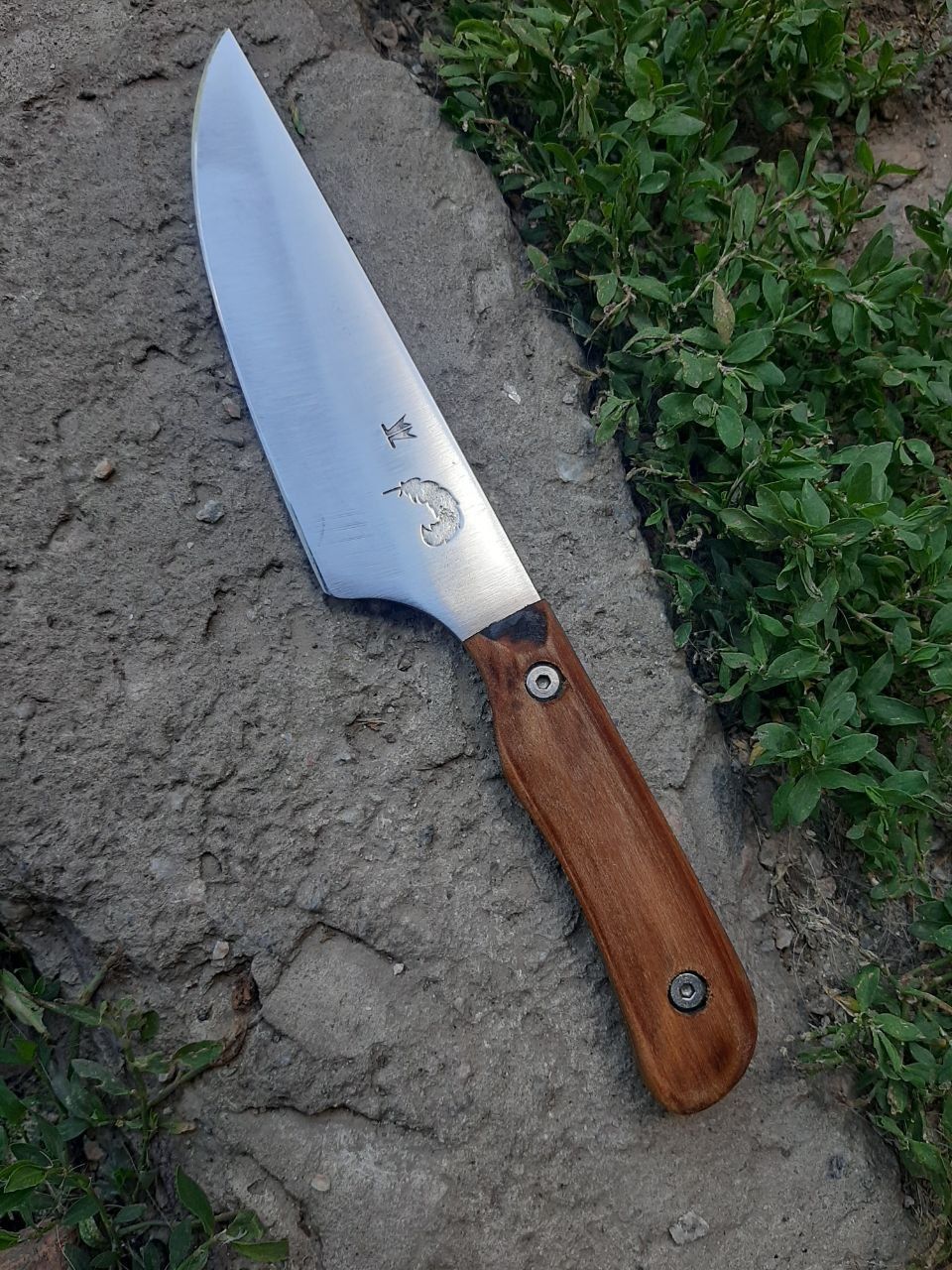 Ніж кухонний. Нож кухонный. Сталь N690 Bohler