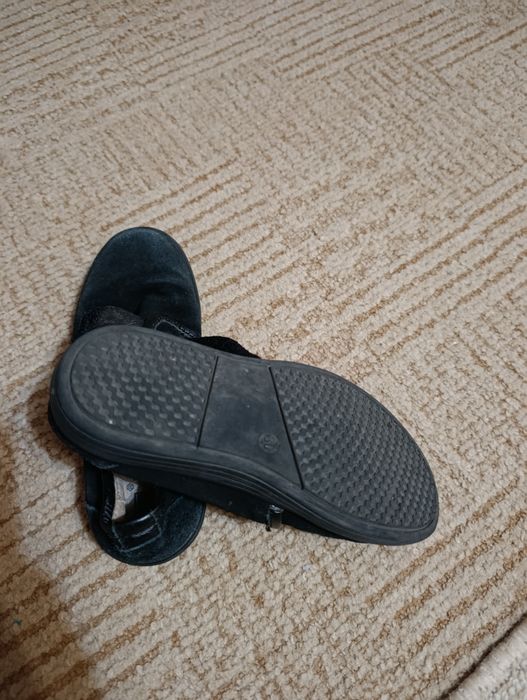 Кеди туфлі натуральний замш